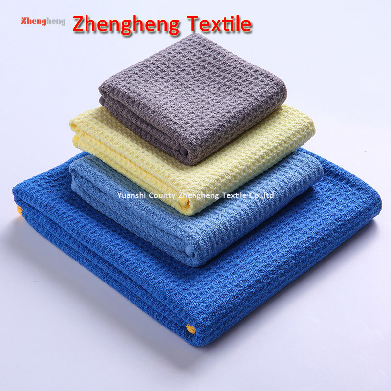 Microfiber Kitchen/Tea Towel with Waffle Mesh Knitted