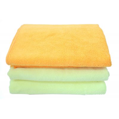 High and Short Loops Microfiber Towel with Warp Knitting